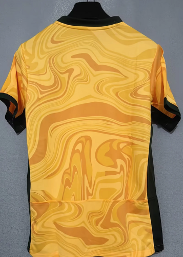 2025-26 Australia yellow soccer jersey