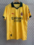 2025-26 AC Milan Yellow soccer jersey