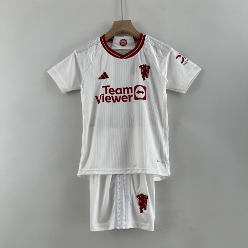 2023-24 Manchester United  third away kid kit