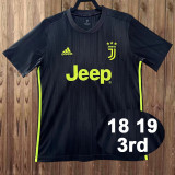 2018-19 .Juventus  third away black retro jersey