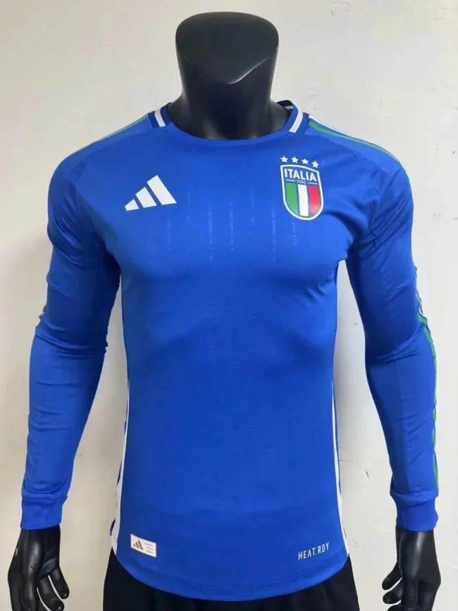 Italy 2024-25 home long sleeves player version28 Italy 2024-25 home long sleeves player version