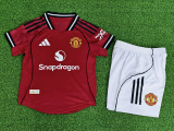 2025-26 Manchester United  home player version kid kit