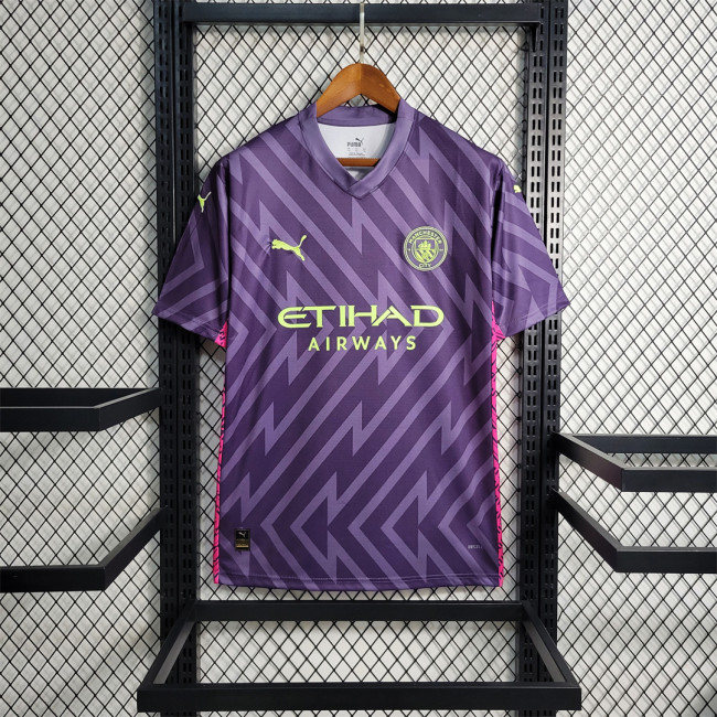 2023-24 Manchester City Purple Goalkeeper  jersey
