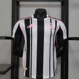 2025-26 Juventus  home player version jersey   (The player version is more slim fit, it is recommended to buy one size larger)