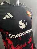 2024-25 Manchester United Red sea player version jersey(The player version is more slim fit, it is recommended to buy one size larger)