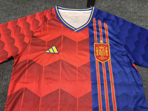 2025-26 Spain red soccer jersey size