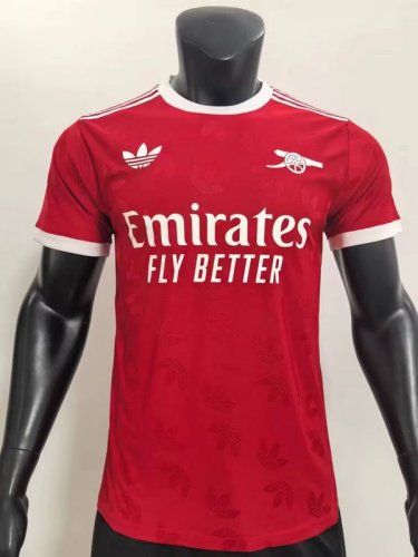 2024-25 Arsenal  red traning player version jersey(The player version is more slim fit, it is recommended to buy one size larger)
