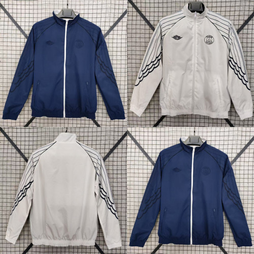 2025-26 .Paris Saint Germain  Double sided Embroidered windbreaker
