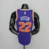 75th Anniversary Ayton #22 Phoenix Suns Purple NBA Jersey