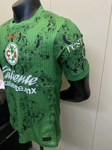 2024-25 America Green Goalkeeper Player verion   (The player version is more slim fit, it is recommended to buy one size larger)