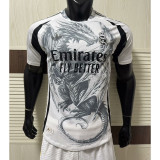 2025-26Real Madrid  White Grey Dragon Special Edition  (The player version is more slim fit, it is recommended to buy one size larger)