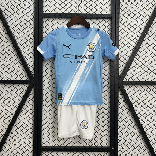 2025-26 .Manchester City  home kid kit