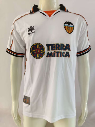 1999-2000 Valencia home retro jersey