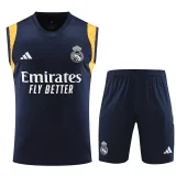 2023-24 Real Madrid dark blue vest suit