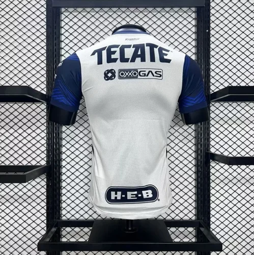 2024-25 Monterrey away white player version(The player version is more slim fit, it is recommended to buy one size larger)