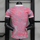 24-25 Real Madrid pink dragon player version jersey (The player version is more slim fit, it is recommended to buy one size larger)