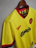 Liverpool 1997-99 away soccer jerseys
