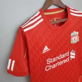 Liverpool 2010-11 home soccer jerseys
