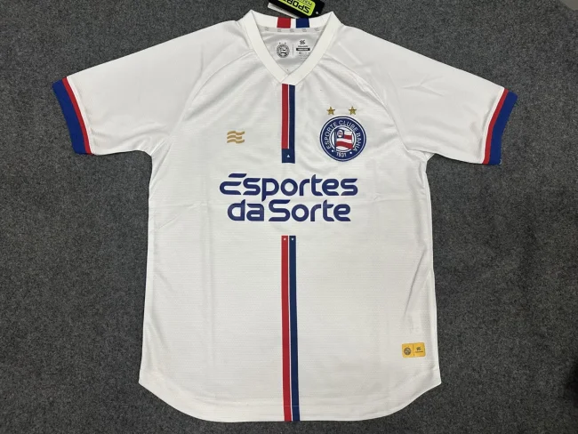 2024-25 Bahia away white soccer jersey