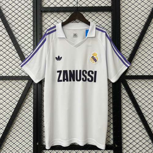 1984-85 R .Real Madrid  home retro jersey