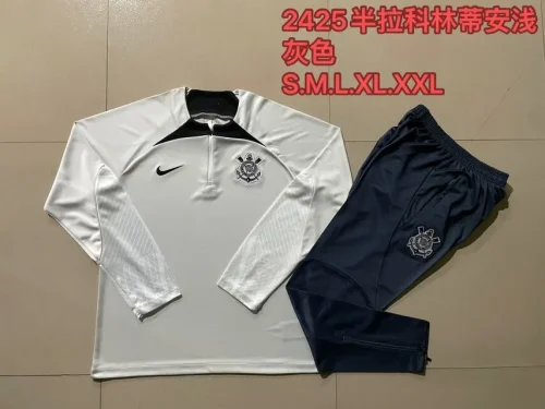 corinthians 2024 gray training suit