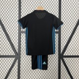2017-18 Real Madrid away retro kid kit