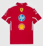 2025 Ferrari red POLO neck F1