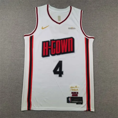 25th season Rockets City Edition White No. 4 Jalen Green