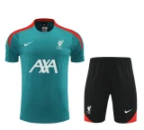 Liverpool 2024-25 green cotton training suit