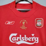 Liverpool 2005 home Champions League version soccer jerseys