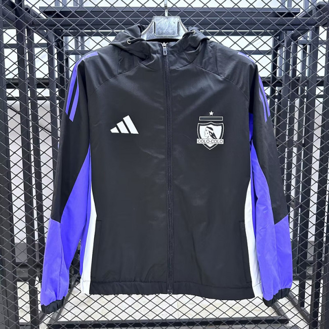 2025-26 Colo Colo black windbreaker