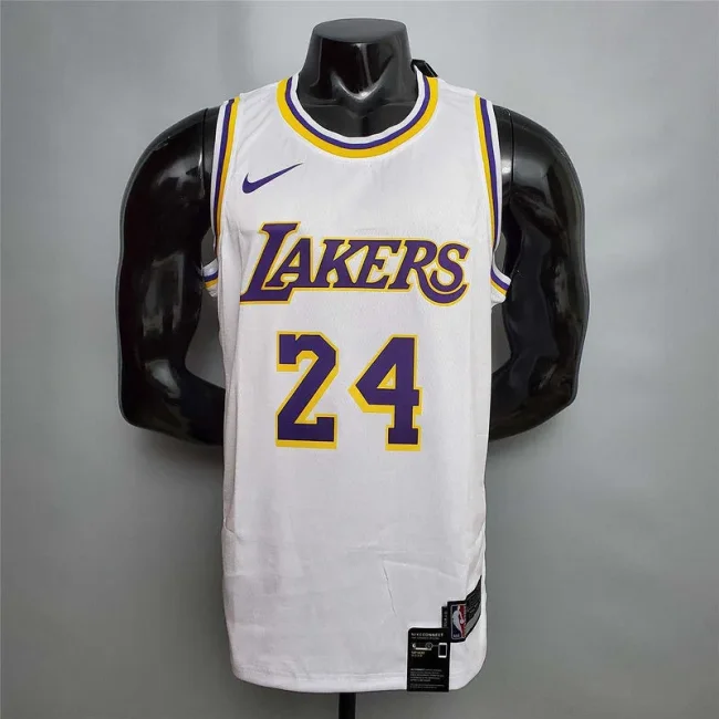 Bryant #24 Lakers Round neck white