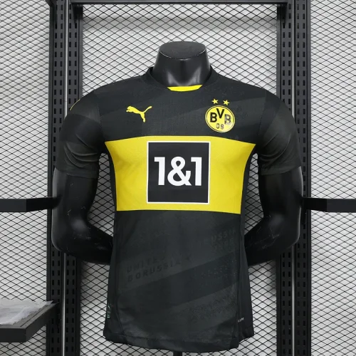 2024-25 Dortmund away player version jersey   (The player version is more slim fit, it is recommended to buy one size larger)