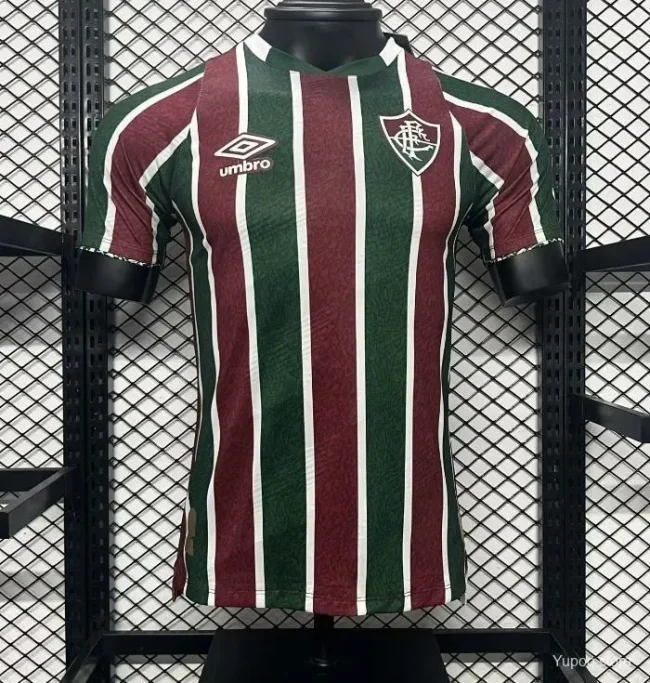 Player Version 2024-25 Fluminense Home(The player version is more slim fit, it is recommended to buy one size larger)