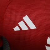 2024-25 Manchester United  red player version(The player version is more slim fit, it is recommended to buy one size larger)