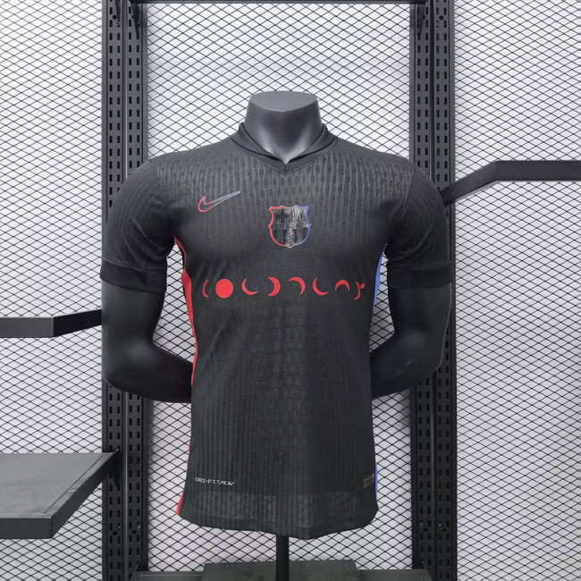 2024-25 Barcelona Away player version (Coldplay) Sponsor (The player version is more slim fit, it is recommended to buy one size larger)