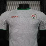 oman 2024-25 white away player version(The player version is more slim fit, it is recommended to buy one size larger)