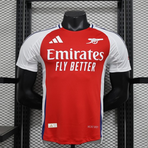 2024-25 Arsenal  home player version jersey(The player version is more slim fit, it is recommended to buy one size larger)