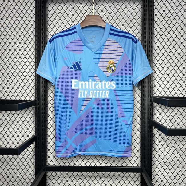 2024-25 Real Madrid blue goalkeeper jersey