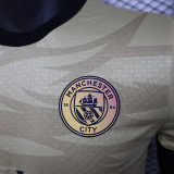 2024-25 Manchester City  Gold Special player version jersey  (The player version is more slim fit, it is recommended to buy one size larger)
