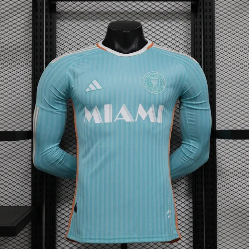 Miami Third Away long sleeve Player version jersey   (The player version is more slim fit, it is recommended to buy one size larger)