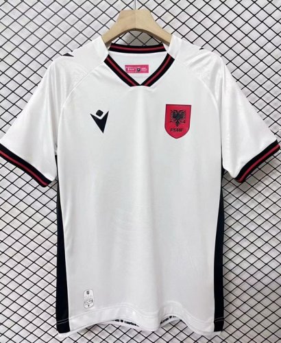 2025-26 Albania away white jersey