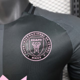 2025-26 Miami away black player version jersey  (The player version is more slim fit, it is recommended to buy one size larger)