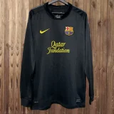 2011-12 Barcelona away retro long sleeve jersey