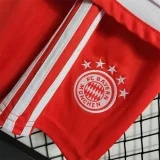 2023-24 BayernMunich  home kids kit soccer jerseys
