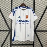 2024-25 Real Zaragoza home soccer jersey