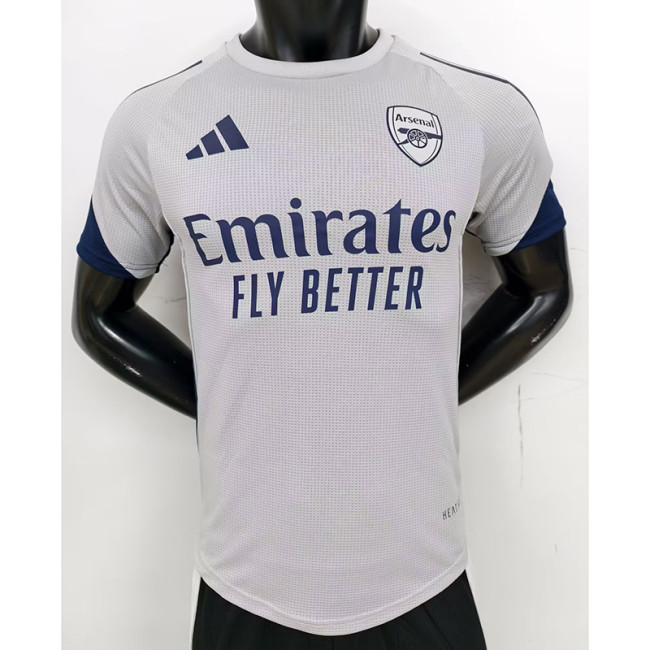 2025-26 Arsenal gray special player version jersey (The player version is more slim fit, it is recommended to buy one size larger)