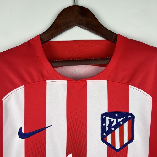 2023-24Atletico Madrid home fan version jersey