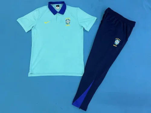 2025-26 Brazil blue POLO suit