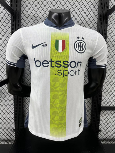 2025-26 .Inter Milan  ROSSI Player Version Jersey   (The player version is more slim fit, it is recommended to buy one size larger)